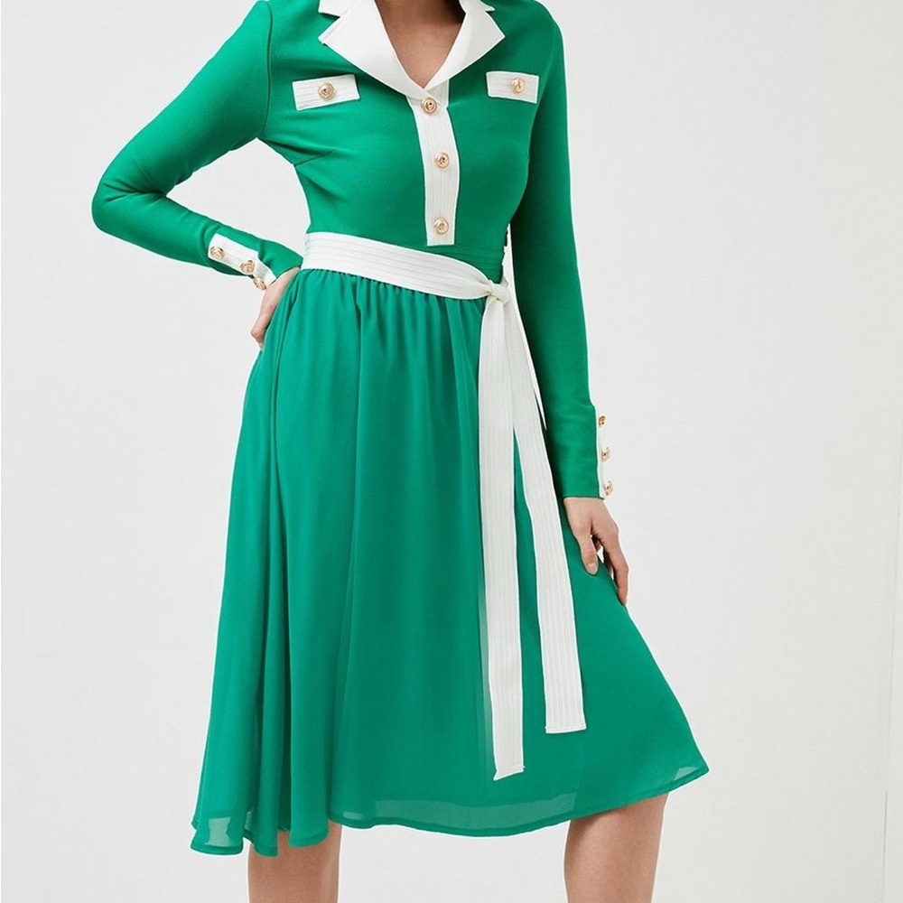 Karen Millen NWOT Gorgeous Green Dress